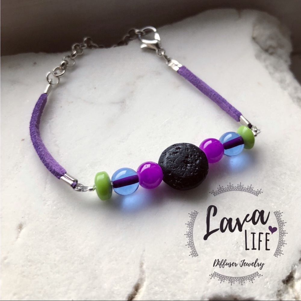 Kids essential oil diffuser bracelet // Handmade
